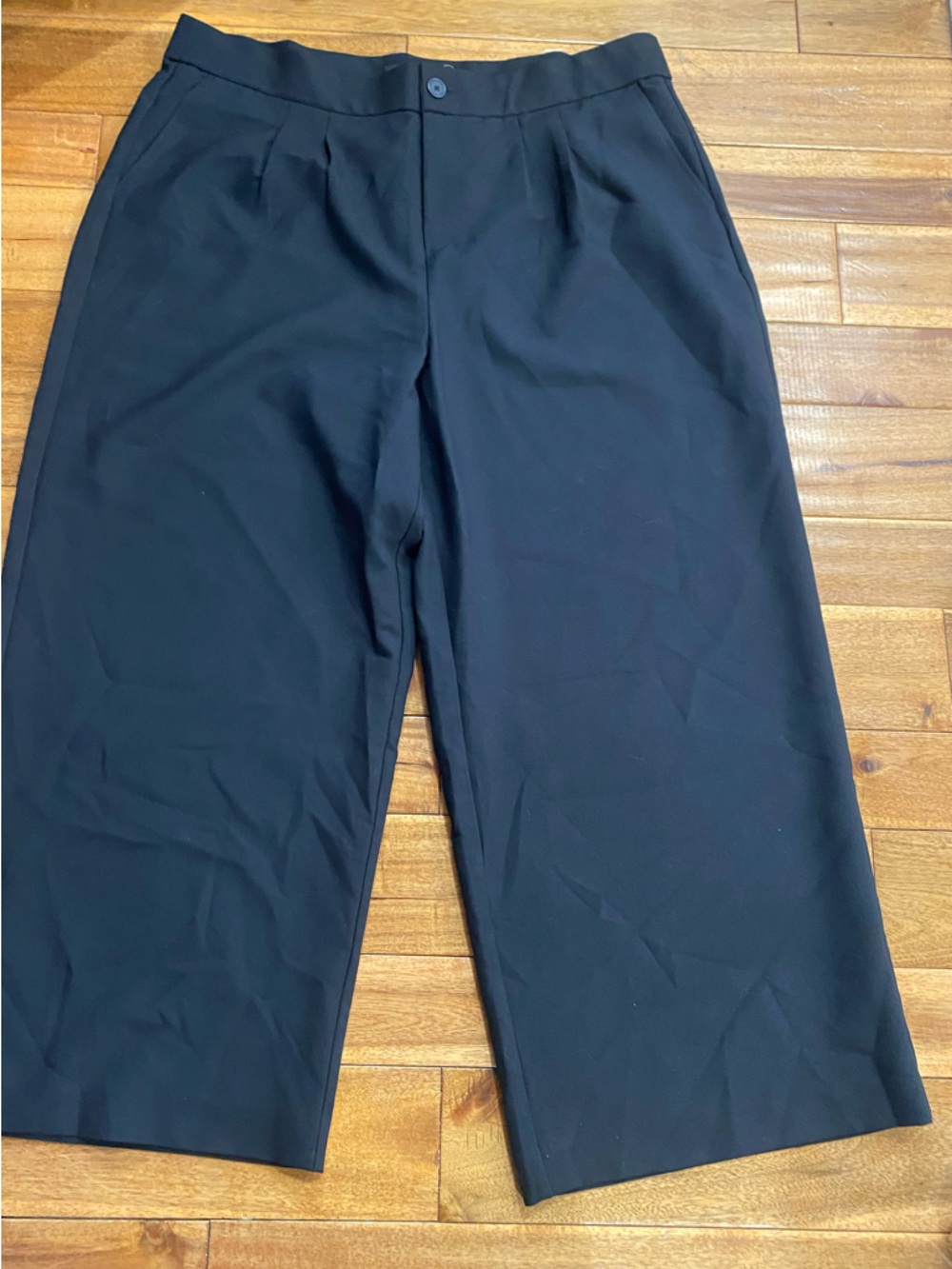 torrid Black High-Rise Straight Pants
